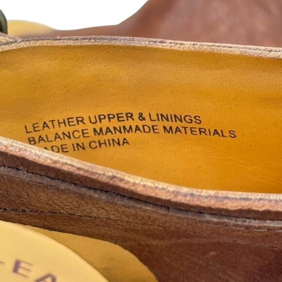 Kork Ease Comfort Wedge Sandal Peep Toe Ankle Wrap Women’s SZ 10 Brown Leather - Picture 11 of 12